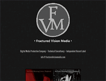 Tablet Screenshot of fracturedvisionmedia.com